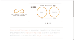 Desktop Screenshot of connected-ventures.com